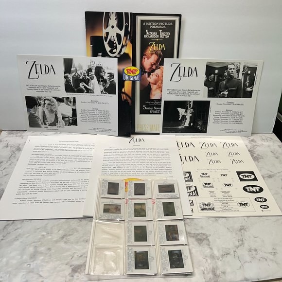 TNT Movie Press Kit Zelda Timothy Hutton Natasha Richardson F Scott Fitzgerald - Picture 11 of 11